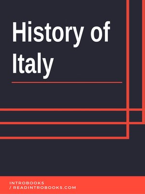 cover image of History of Italy